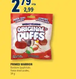 Familiprix PRIMED WARRIOR Freeze dried candies, 34 g offer