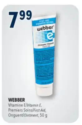 Familiprix Webber Vitamin E first aid ointment tube 50g offer