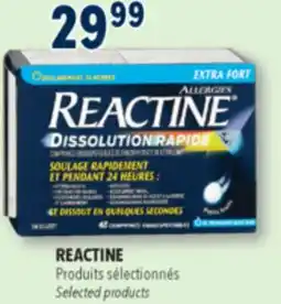 Familiprix REACTINE offer