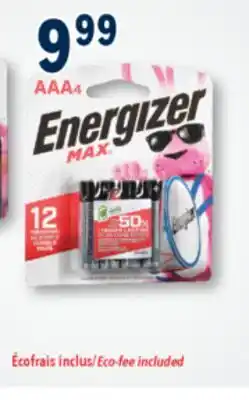 Familiprix ENERGIZER, Selected alkaline batteries offer
