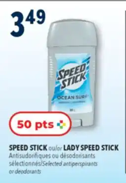 Familiprix SPEED STICK Selected antiperspirants or deodorants offer