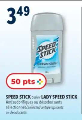 Familiprix SPEED STICK Selected antiperspirants or deodorants offer