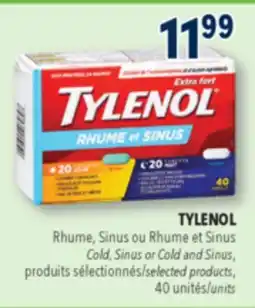 Familiprix Tylenol cold & sinus daytime and nighttime extra strength caplets 40un offer