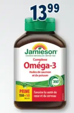 Familiprix Jamieson Omega-3 Select softgels 200un offer