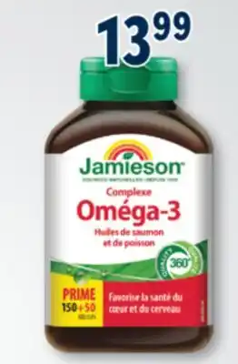 Familiprix Jamieson Omega-3 Select softgels 200un offer