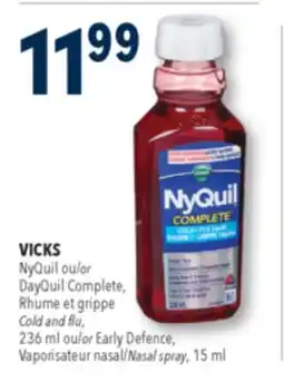 Familiprix Vicks NyQuil Complete cold & flu berry flavour liquid offer