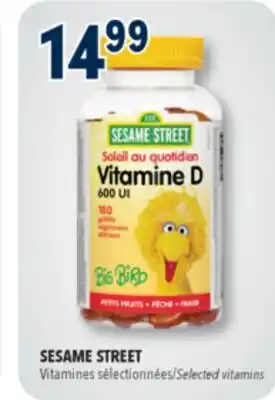 Familiprix SESAME STREET Selected vitamins offer