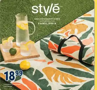 Familiprix Picnic blanket offer