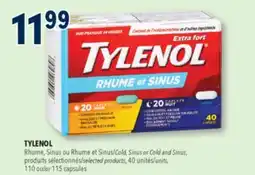 Familiprix TYLENOL Cold, Sinus or Cold and Sinus, selected products offer