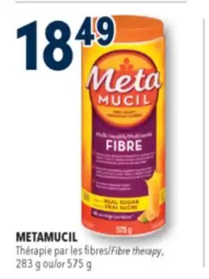 Familiprix Metamucil 3 in 1 Multihealth fiber orange flavour powder 575g offer