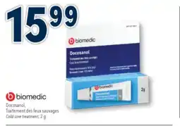 Familiprix Biomedic cold sore treatment cream 2g offer