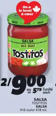 IGA TOSTITOS SALSA offer
