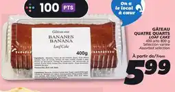 IGA QUATRE QUARTS LOAF CAKE offer