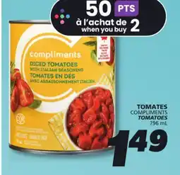 IGA COMPLIMENTS TOMATOES offer