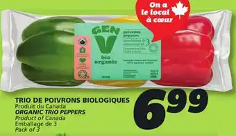 IGA ORGANIC TRIO PEPPERS offer