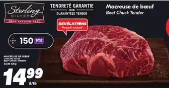 IGA STERLING SILVER BEEF CHUCK TENDER offer