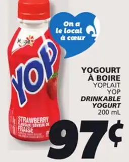 IGA YOPLAIT YOP DRINKABLE YOGURT offer