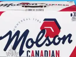 IGA MOLSON CANADIAN BEER offer