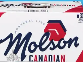 IGA MOLSON CANADIAN BEER offer