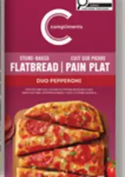 IGA COMPLIMENTS FROZEN FLATBREAD offer
