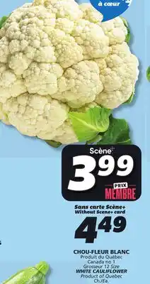 IGA WHITE CAULIFLOWER offer