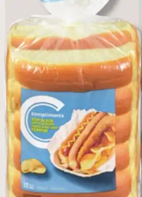 IGA COMPLIMENTS BAGELS, ENGLISH MUFFINS, TORTILLAS, HAMBURGER, HOT-DOG OR SAUSAGE BUNS offer
