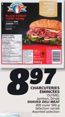IGA OLYMEL SHAVED DELI MEAT offer