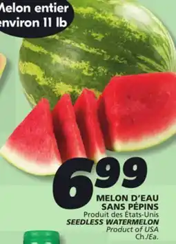 IGA SEEDLESS WATERMELON offer