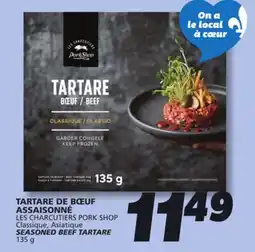 IGA LES CHARCUTIERS PORK SHOP SEASONED BEEF TARTARE offer