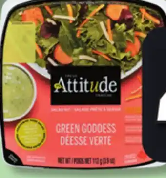 IGA ATTITUDE FRAÎCHE LETTUCE MIX WITH TOPPINGS offer