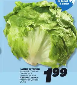 IGA ICEBERG LETTUCE offer