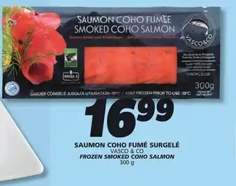 IGA VASCO & CO FROZEN SMOKED COHO SALMON offer