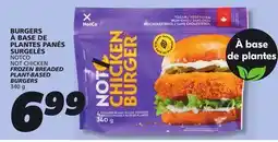 IGA NOTCO NOT CHICKEN FROZEN BREADED PLANT-BASED BURGERS offer