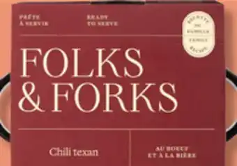 IGA FOLKS & FORKS FRESH PREPARED MEAL OR MEAL-SOUP offer
