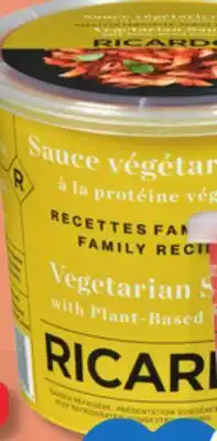 IGA RICARDO PASTA SAUCE offer