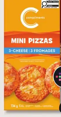 IGA COMPLIMENTS MINI PIZZAS offer
