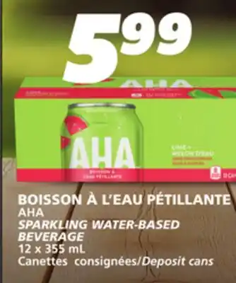 IGA AHA SPARKLING WATER-BASED BEVERAGE offer