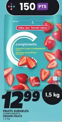 IGA COMPLIMENTS FROZEN FRUITS offer