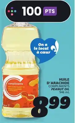 IGA COMPLIMENTS PEANUT OIL offer