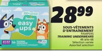 IGA PAMPERS TRAINING UNDERWEARS offer