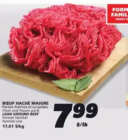 IGA LEAN GROUND BEEF offer