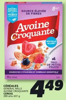 IGA GENERAL MILLS CEREAL offer