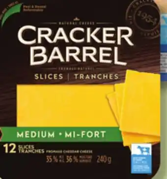 IGA CRACKER BARREL CHEESE SLICES offer