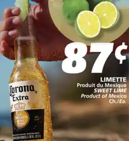 IGA SWEET LIME offer
