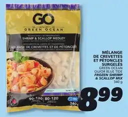 IGA GREEN OCEAN FROZEN SHRIMP & SCALLOP MIX offer