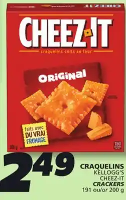 IGA KELLOGG'S CHEEZ-IT CRACKERS offer