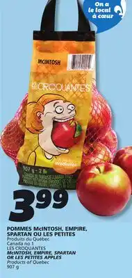 IGA LES CROQUANTES McINTOSH, EMPIRE, SPARTAN OR LES PETITES APPLES offer
