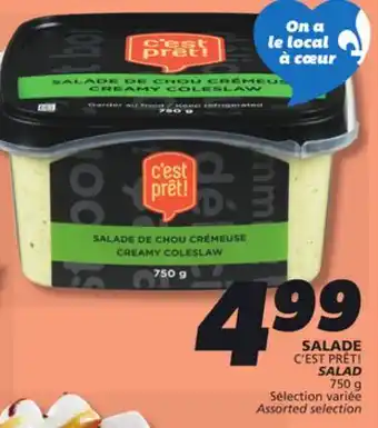 IGA C'EST PRÊT! SALAD offer