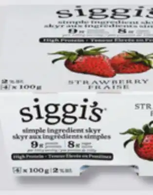 IGA SIGGI'S SKYR YOGURT offer