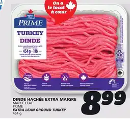 IGA MAPLE LEAF PRIME EXTRA LEAN GROUND TURKEY offer